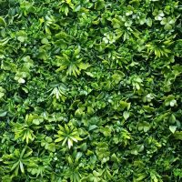 jardín vertical artificial - trebol